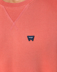 MESKA BLUZA WRANGLER SIGN OFF CREW BURNT SIENNA 112350536