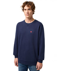 Meska Bluza Wrangler Sign Off Crew Navy 112350534