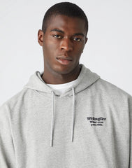 MĘSKA BLUZA WRANGLER WWYG HOODIE MID GREY MEL W6F9H1X37 112141480