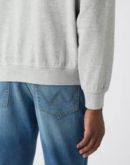 MĘSKA BLUZA WRANGLER WWYG HOODIE MID GREY MEL W6F9H1X37 112141480
