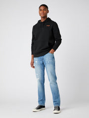 MĘSKA BLUZA Z KAPTUREM WRANGLER VIBRATIONS HOODY BLACK W680H1100 112141473