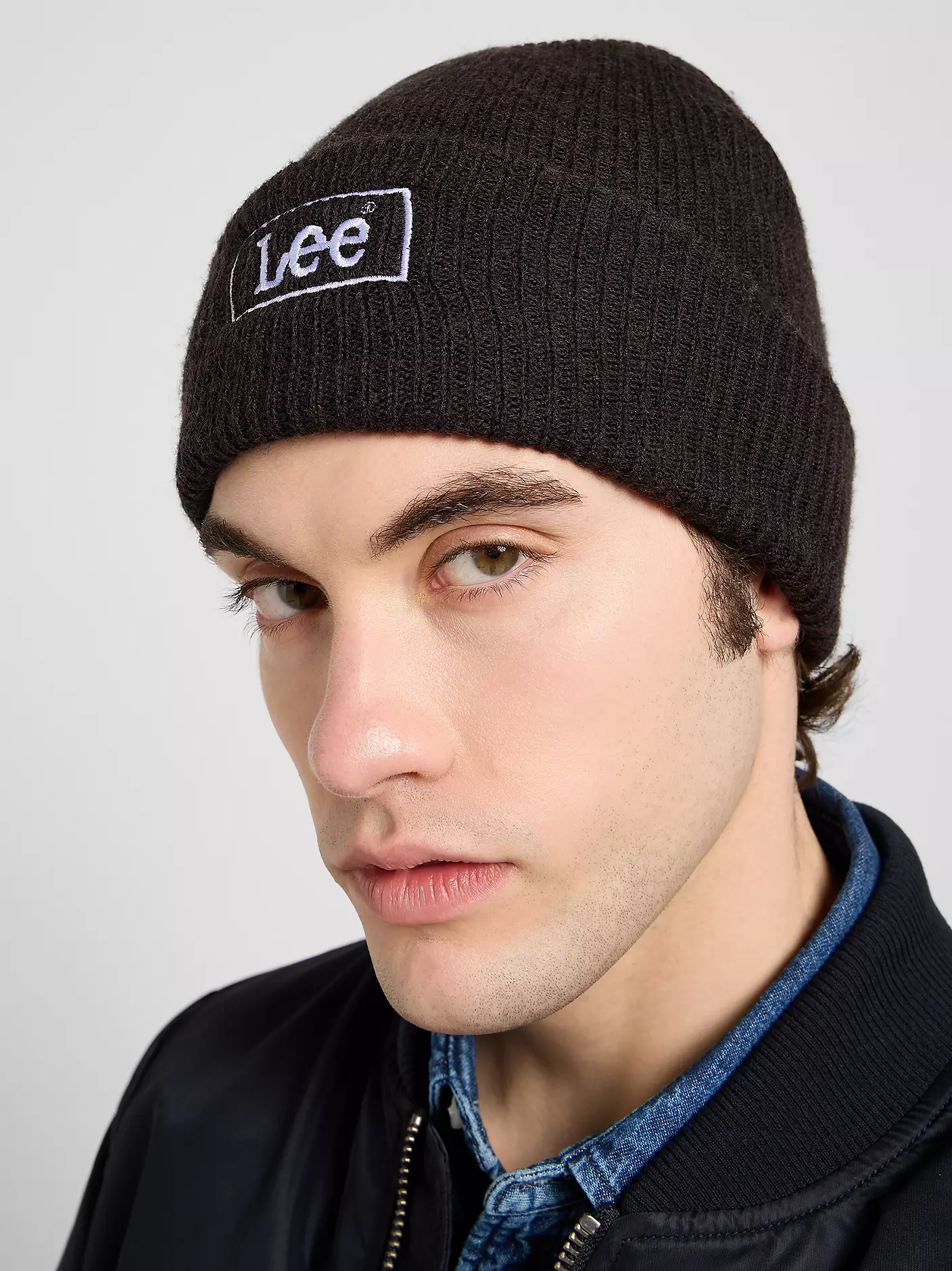 MĘSKA CZAPKA LEE CORE BEANIE BLACK 112372707