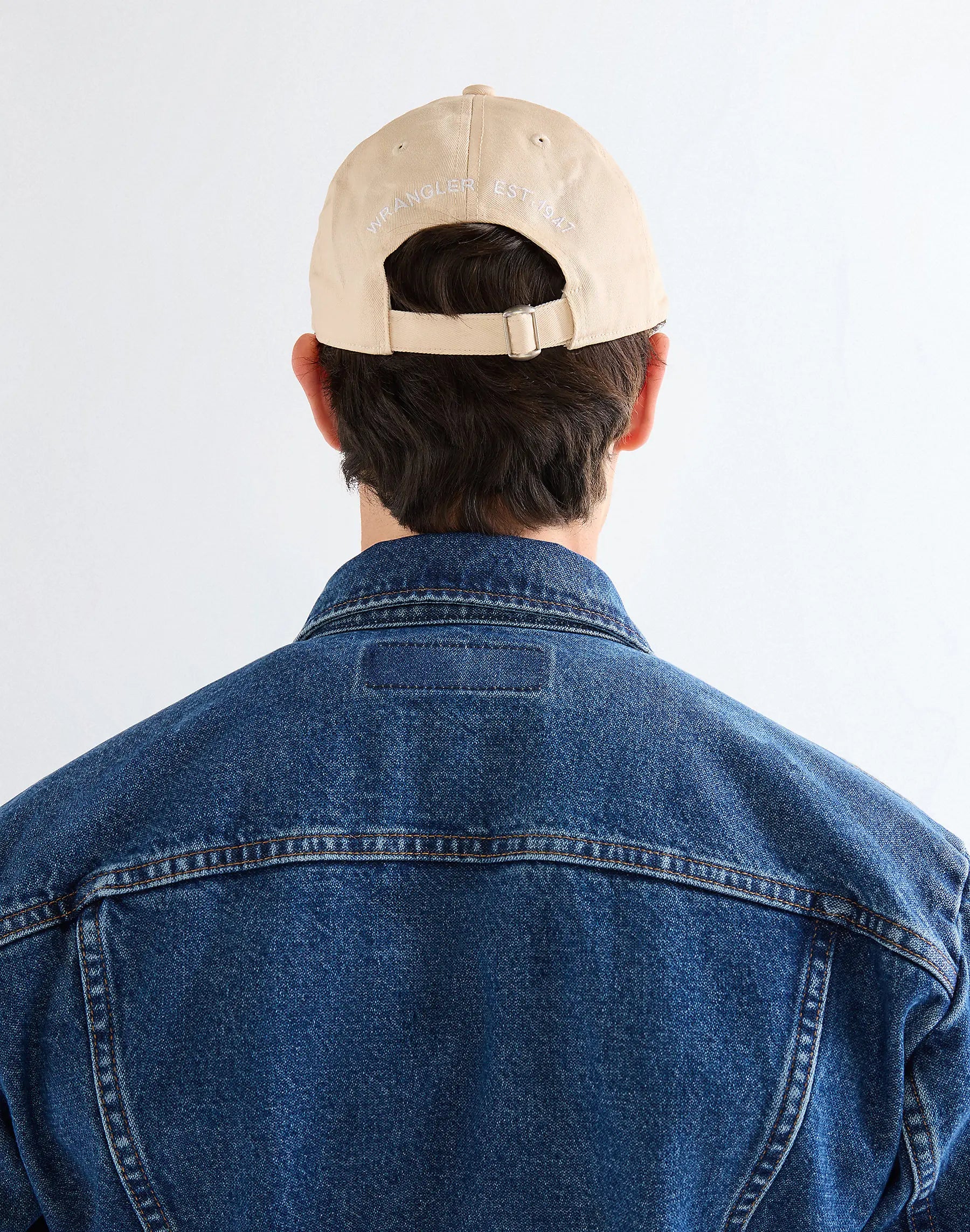 MESKA CZAPKA WRANGLER LOGO CAP ECRU 112378792