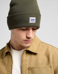 Meska Czapka Zimowa Lee Workwear Beanie Oak Moss 112372691