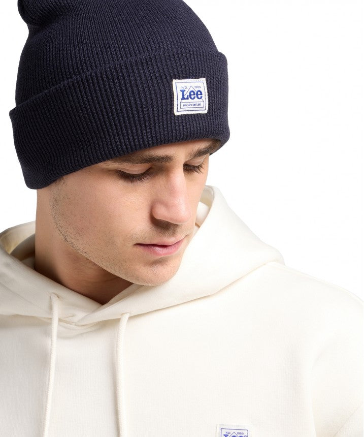 Meska Czapka Zimowa Lee Workwear Beanie Rivet Navy 112372693