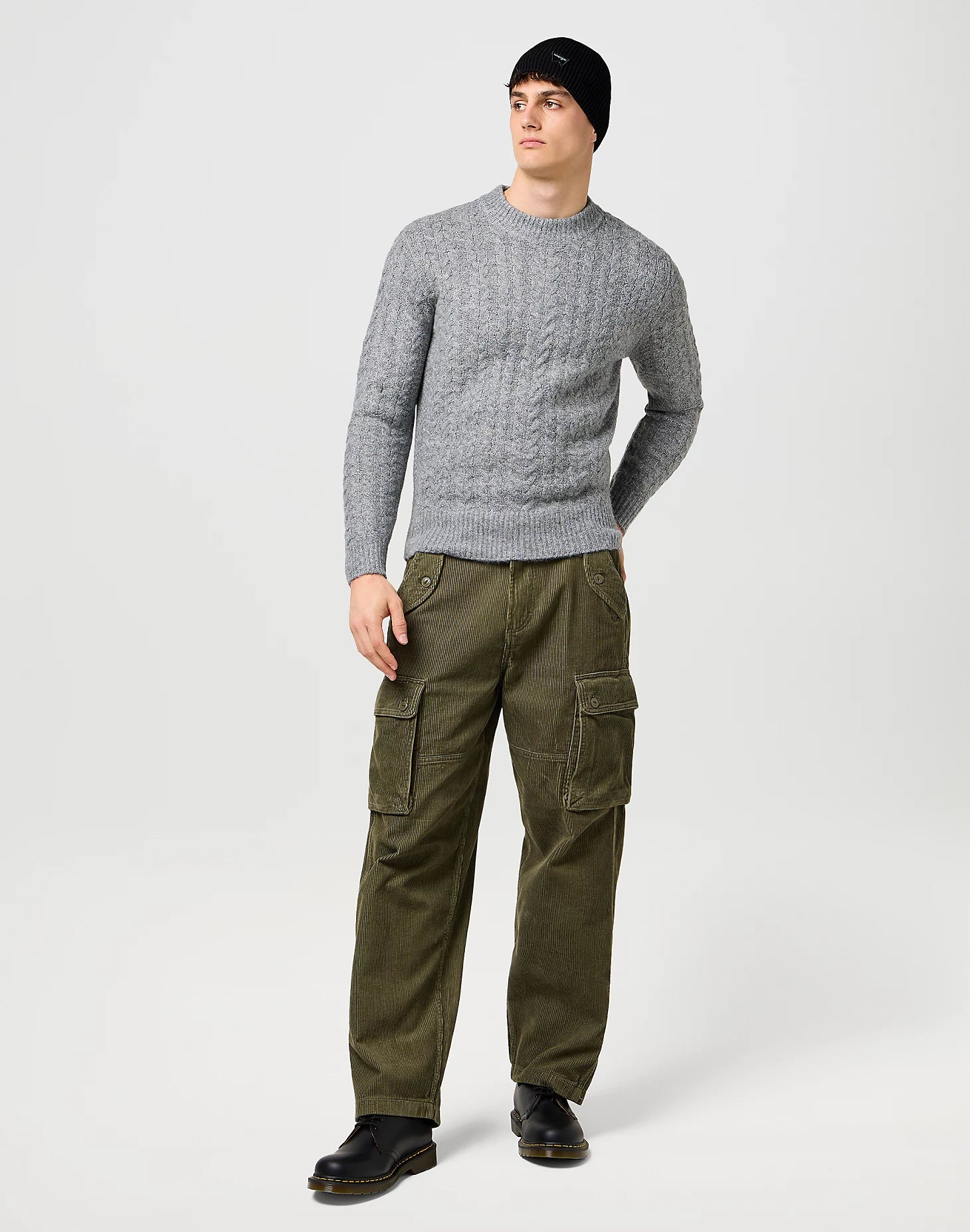 Meska Czapka Zimowa Wrangler Easy Beanie Black 112372410