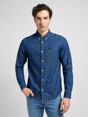 MĘSKA KOSZULA JEANSOWA LEE BUTTON DOWN MID STONE 112330675