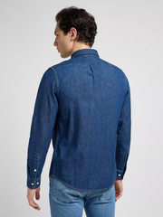 MĘSKA KOSZULA JEANSOWA LEE BUTTON DOWN MID STONE 112330675