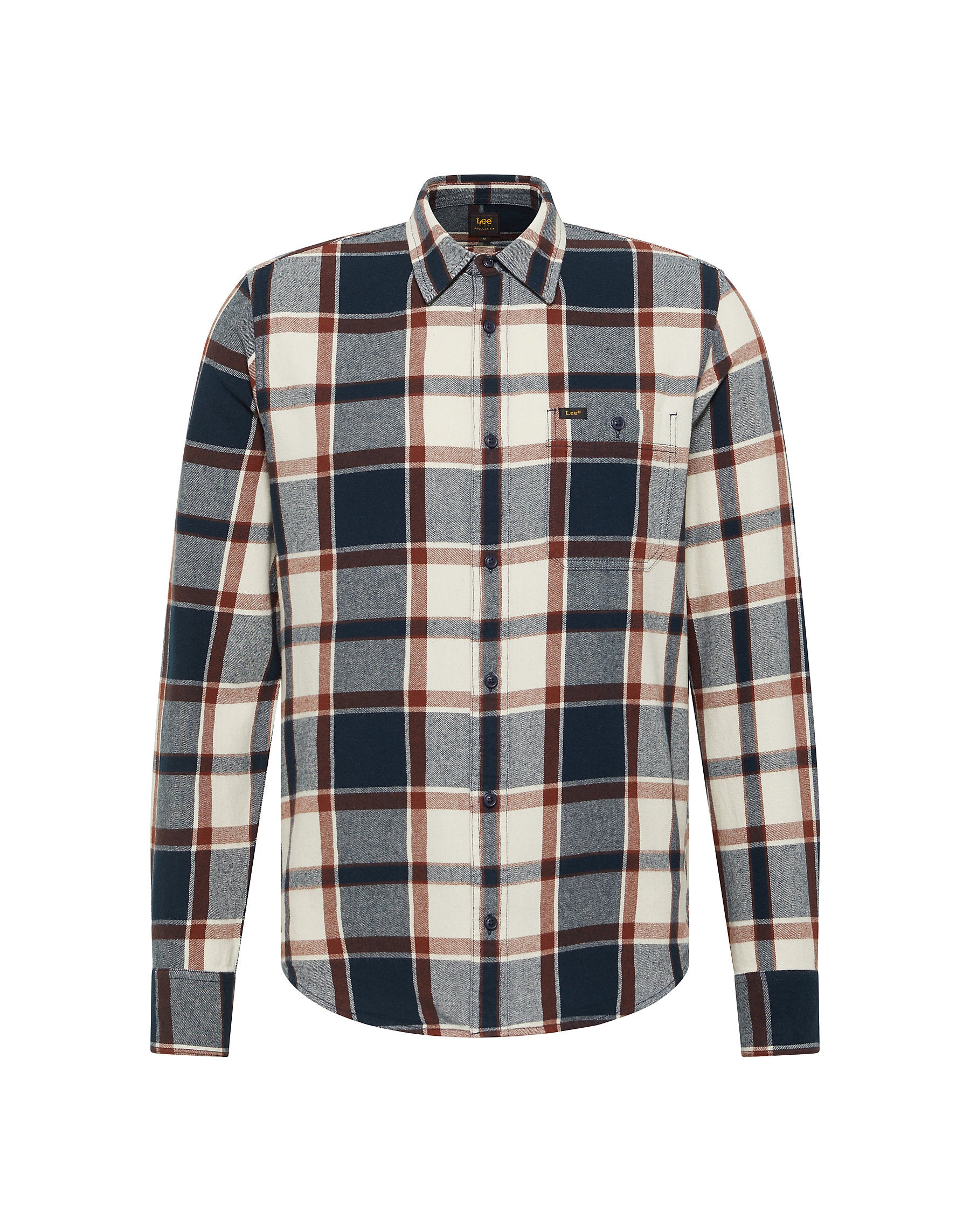 Męska Koszula Krata Lee Leesure Shirt Blue 112355726