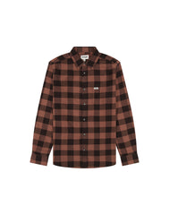 MĘSKA KOSZULA KRATA WRANGLER 1 PKT SHIRT ROOT BEER CHECK 112357381