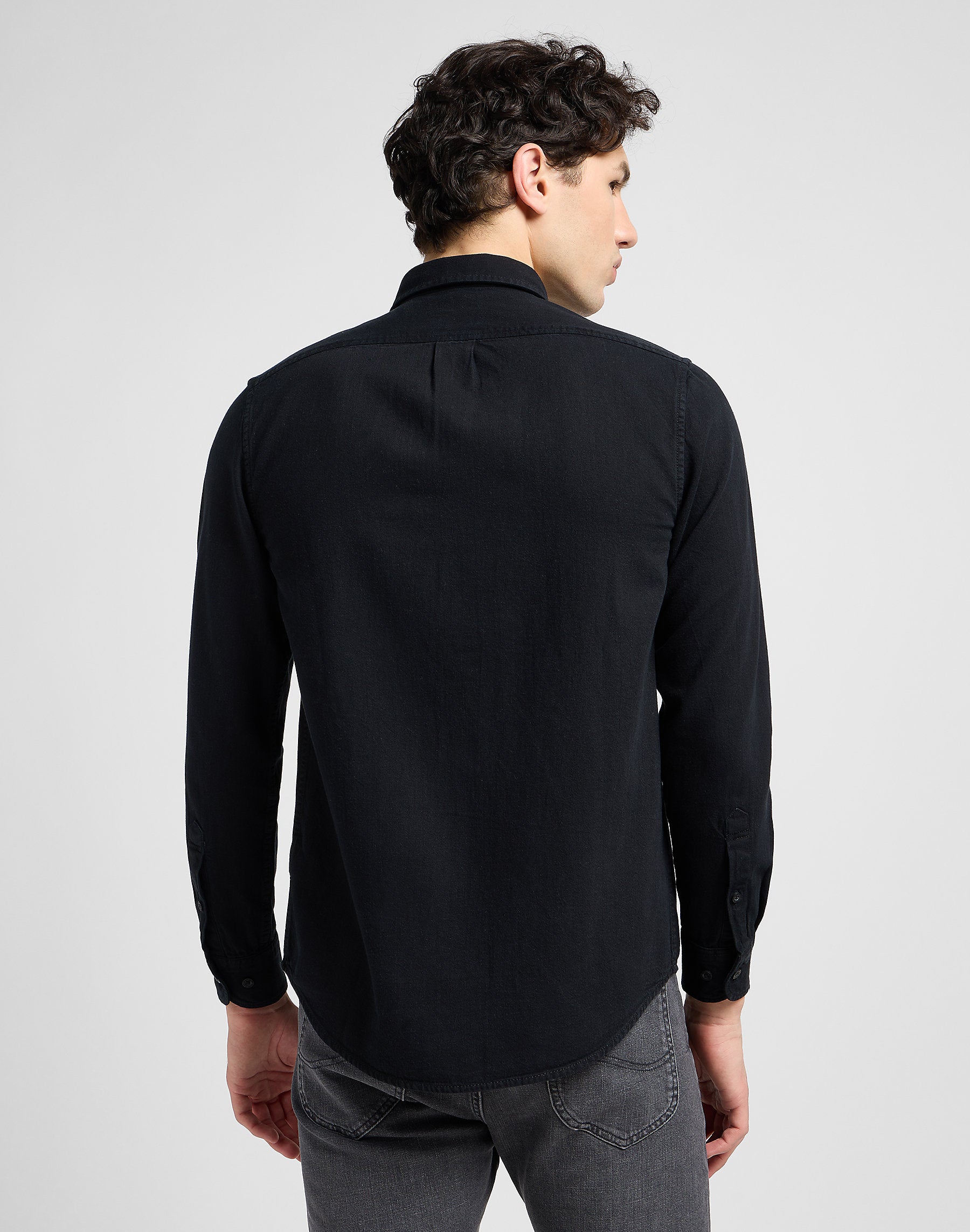 Męska Koszula Lee Button Down Black 112330674