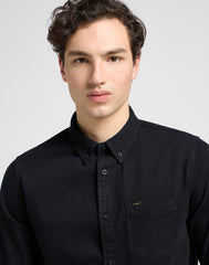 Męska Koszula Lee Button Down Black 112330674