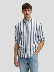 MESKA KOSZULA LEE BUTTON DOWN TONAL RIVET NAVY ST 112376576