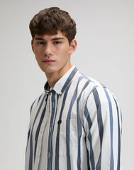 MESKA KOSZULA LEE BUTTON DOWN TONAL RIVET NAVY ST 112376576