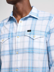 MĘSKA KOSZULA LEE CLEAN WESTERN SHIRT STREAM BRIGHT W 112363911