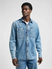 Męska Koszula Lee Engineer Overshirt Blue Meadow Wash 112363915