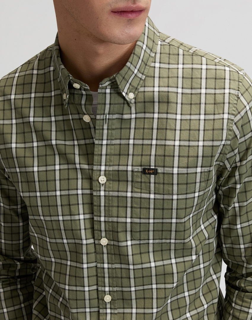 MĘSKA KOSZULA LEE LEE BUTTON DOWN MERCANTILE NIGHT PL 112376587