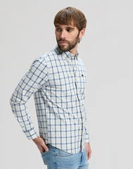 MĘSKA KOSZULA LEE LEE BUTTON DOWN ORION BLUE PLAID 112376571