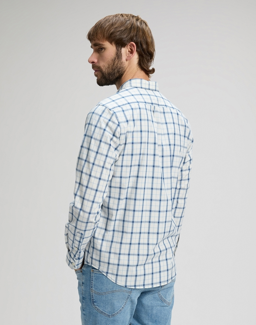 MĘSKA KOSZULA LEE LEE BUTTON DOWN ORION BLUE PLAID 112376571
