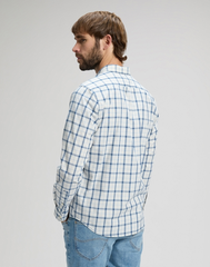 MĘSKA KOSZULA LEE LEE BUTTON DOWN ORION BLUE PLAID 112376571
