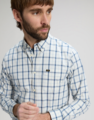 MĘSKA KOSZULA LEE LEE BUTTON DOWN ORION BLUE PLAID 112376571