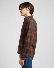 MESKA KOSZULA LEE LEESURE SHIRT COPPER FIELDS 112370560