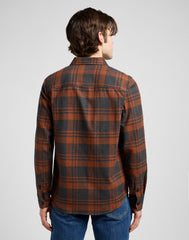MESKA KOSZULA LEE LEESURE SHIRT COPPER FIELDS 112370560