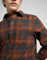 MESKA KOSZULA LEE LEESURE SHIRT COPPER FIELDS 112370560