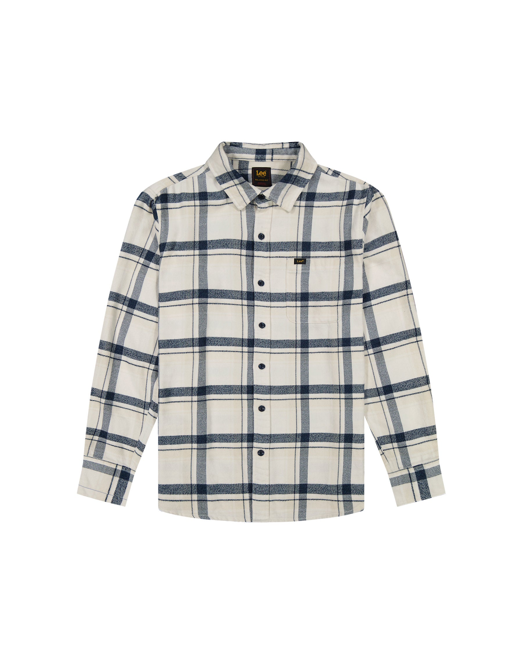 Męska Koszula Lee Mercantile Shirt Vintage Ecru Jaspe Plaid 112370571