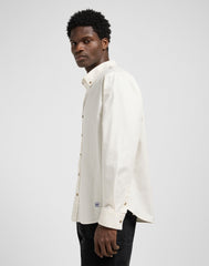Męska Koszula Lee No Pocket Button Down Ecru 112370478