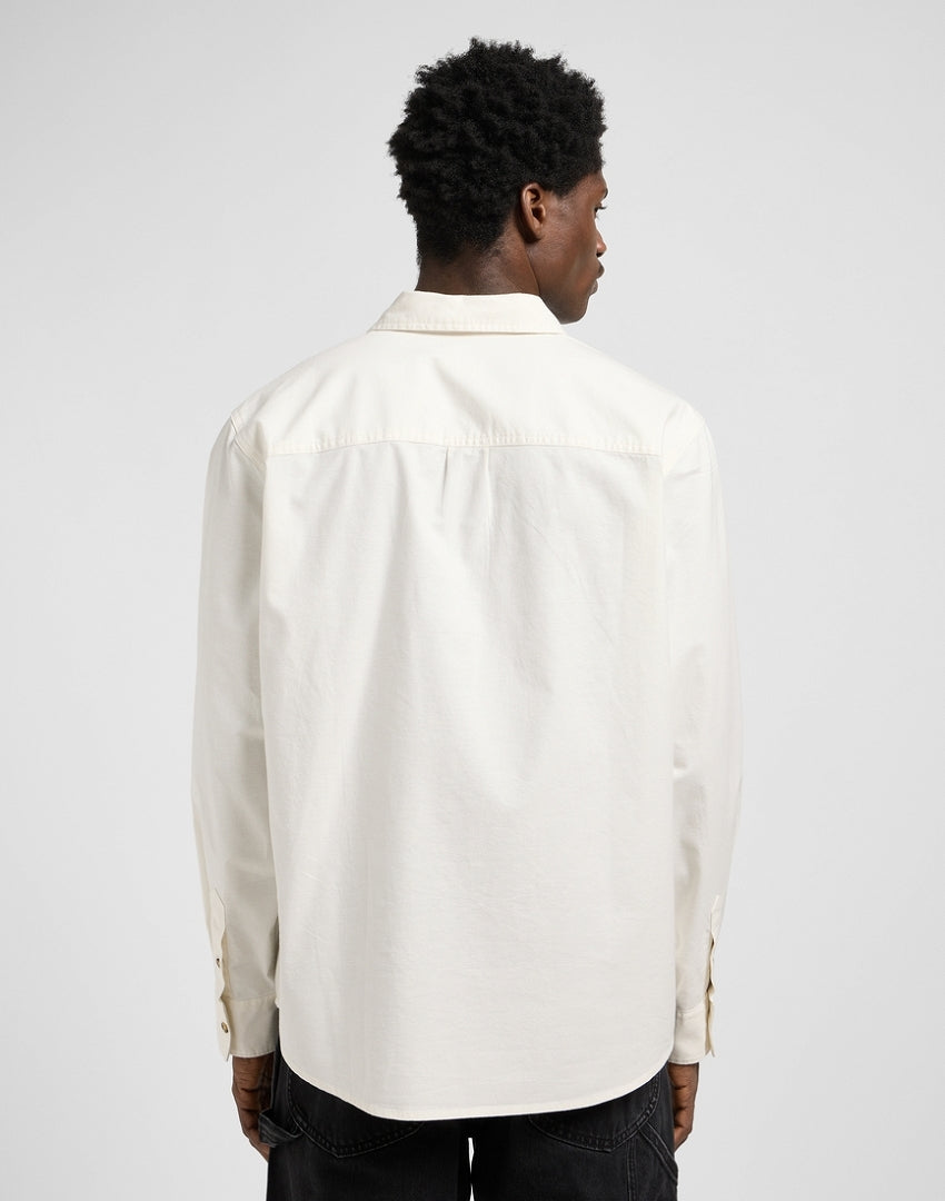 Męska Koszula Lee No Pocket Button Down Ecru 112370478