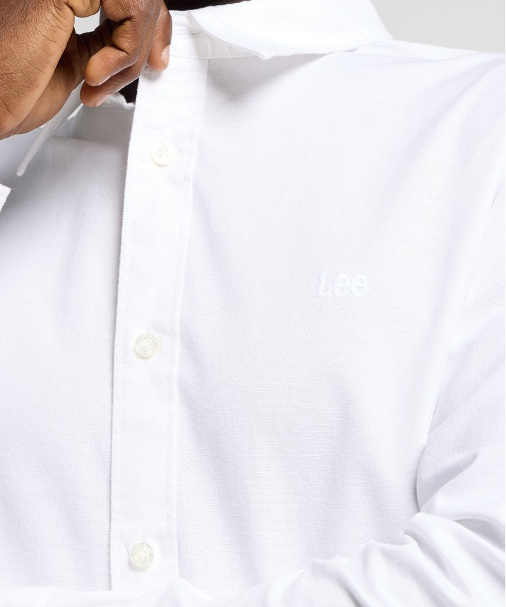 MĘSKA KOSZULA LEE PATCH SHIRT BRIGHT WHITE 112363908