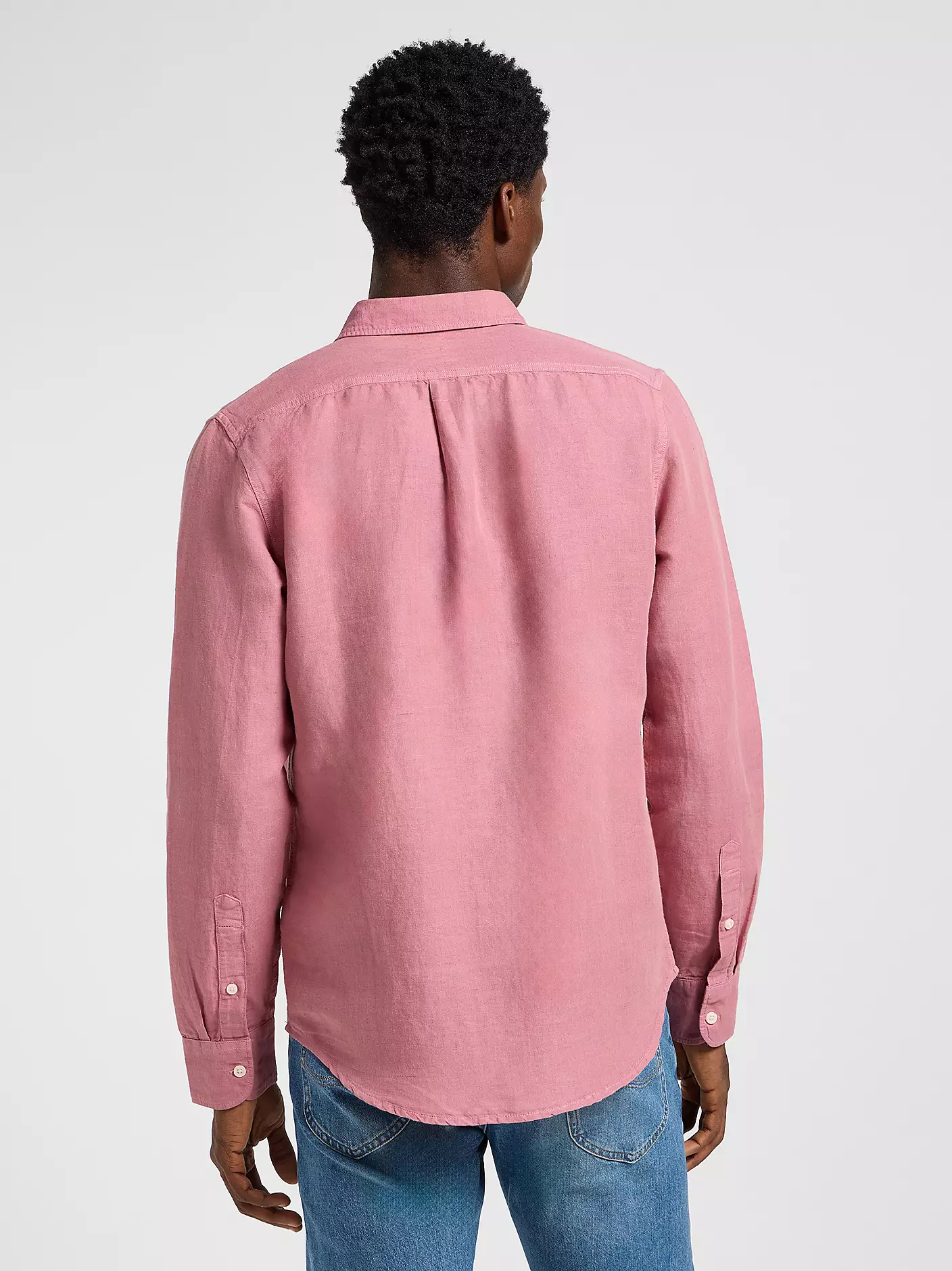 MĘSKA KOSZULA LEE PATCH SHIRT GARMENT DYE MAUVE 112363906