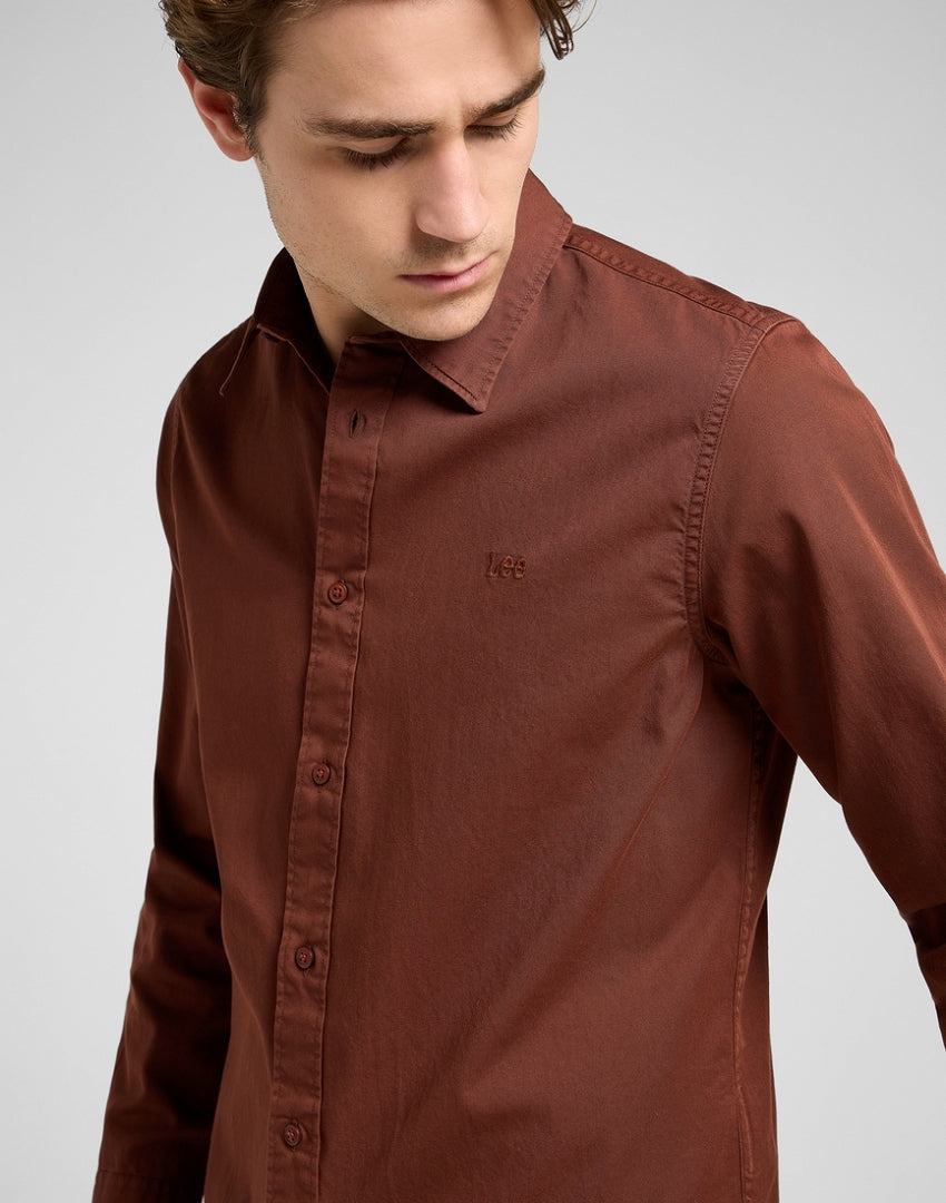 Męska Koszula Lee Patch Shirt Luxe Brown 112370549