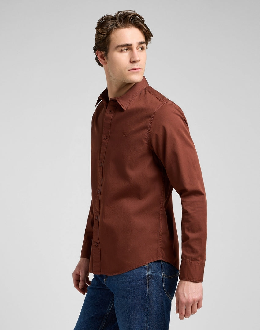 Męska Koszula Lee Patch Shirt Luxe Brown 112370549