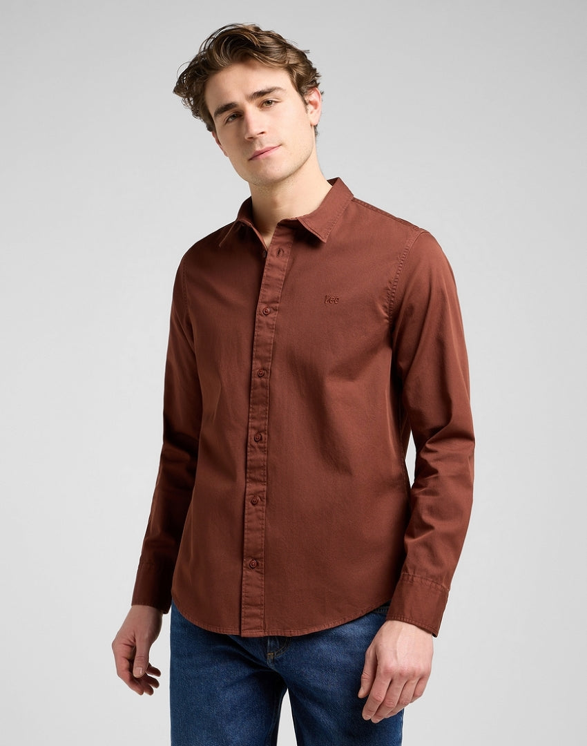 Męska Koszula Lee Patch Shirt Luxe Brown 112370549