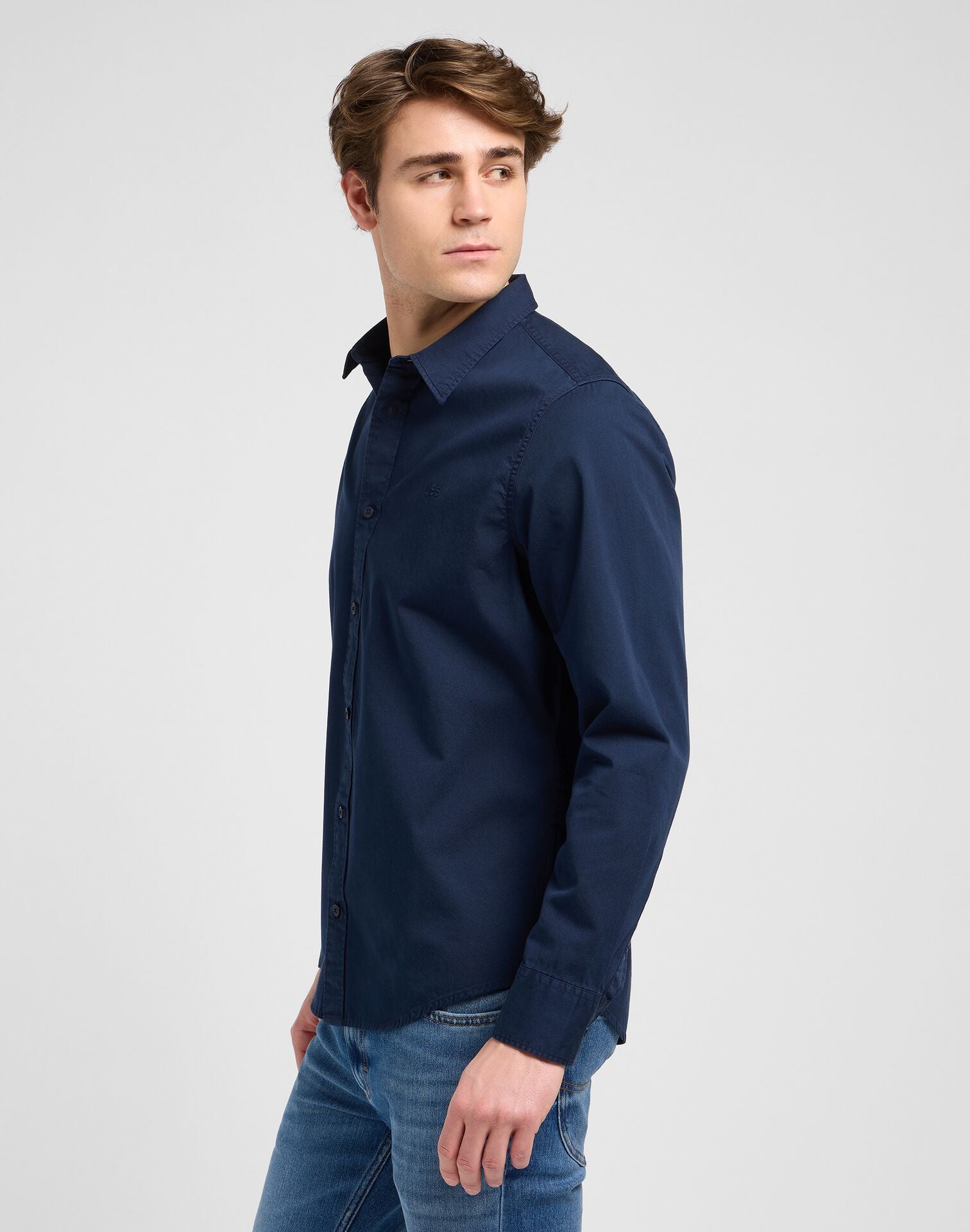 Męska Koszula Lee Patch Shirt Rivet Navy 112370547