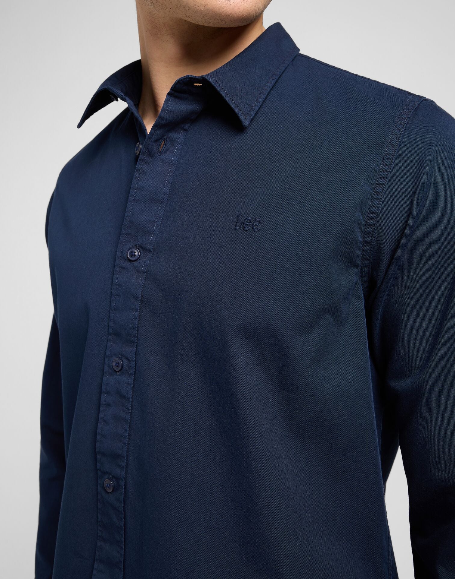 Męska Koszula Lee Patch Shirt Rivet Navy 112370547
