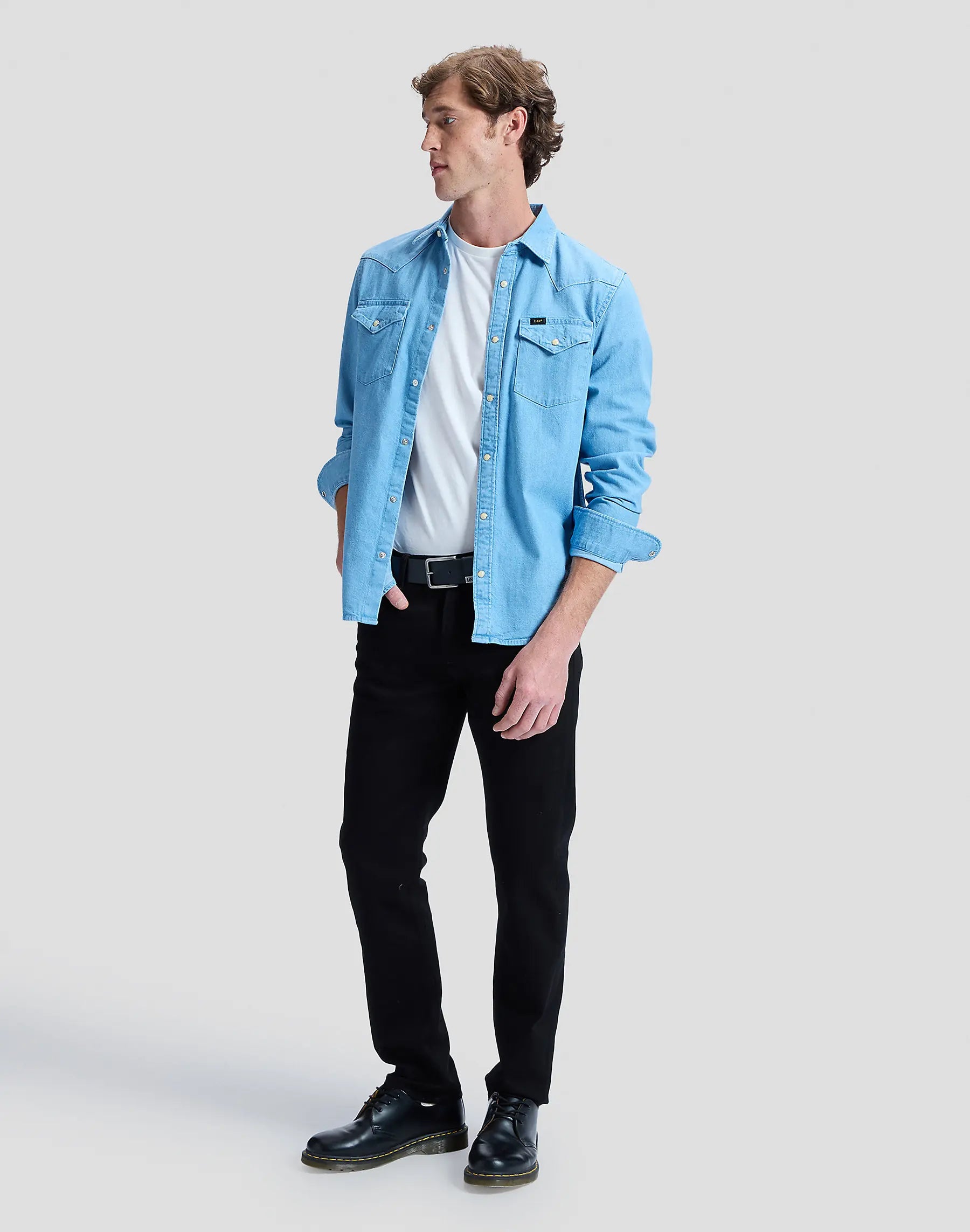 Męska Koszula Lee Regular Western Shirt Lakeside Wash 112365766
