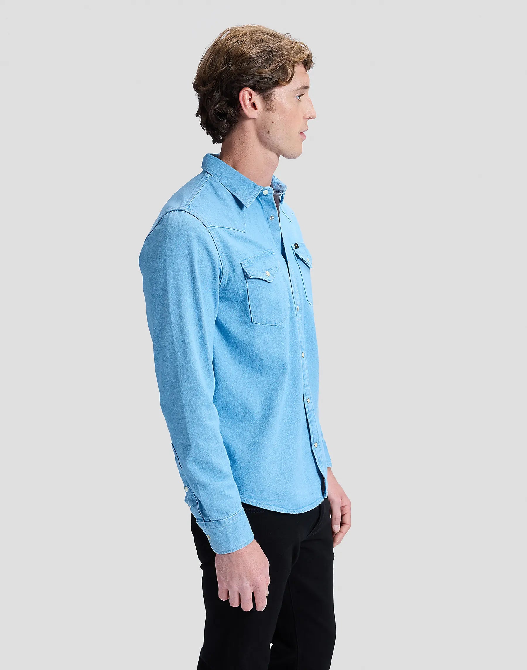 Męska Koszula Lee Regular Western Shirt Lakeside Wash 112365766