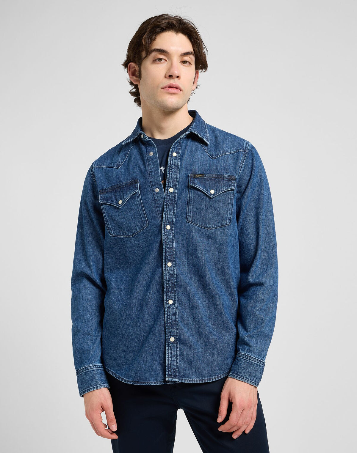 Koszula Męska Lee Regular Western Shirt Roaring Rapid 112370562