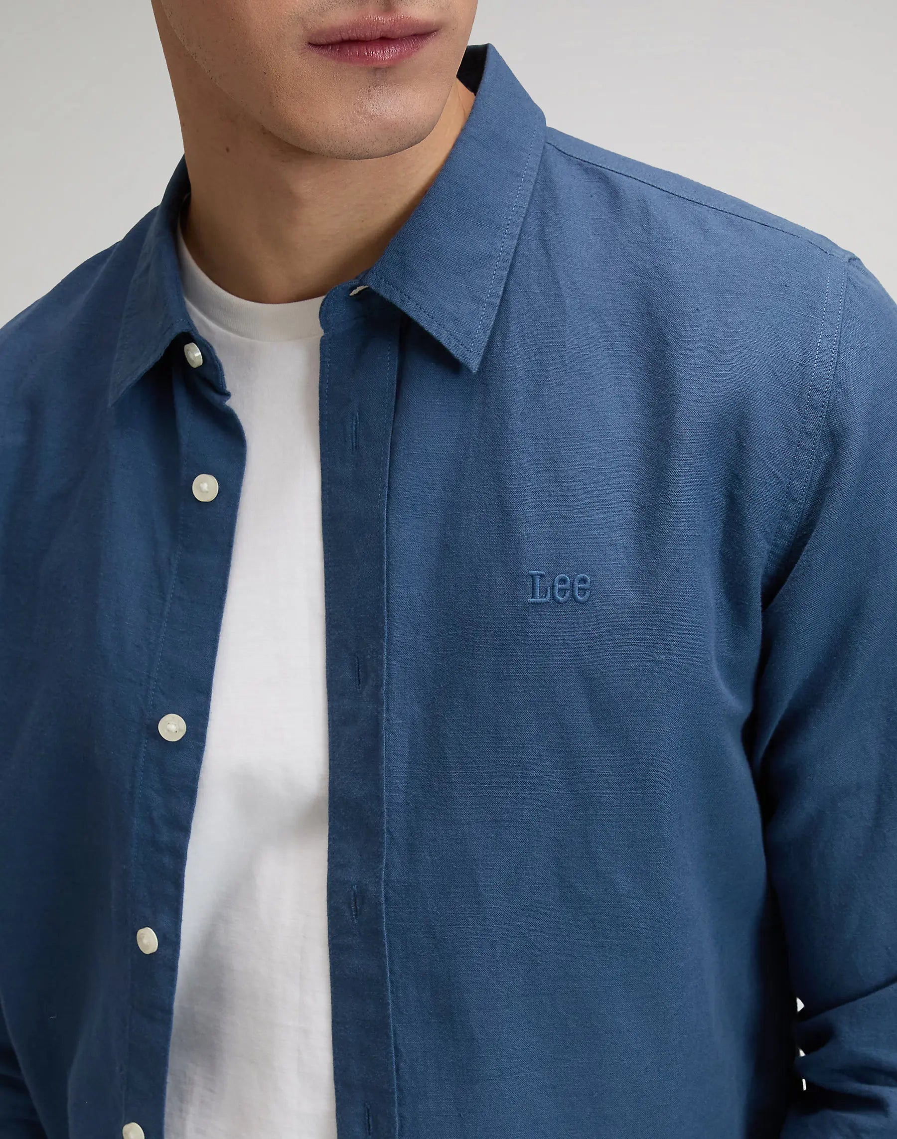 MESKA KOSZULA LEE SHIRT ACADEMY BLUE 112376544