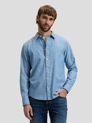 MESKA KOSZULA LEE SHIRT LIGHT CHAMBRAY 112376561