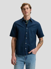 MESKA KOSZULA LEE SS SHIRT RIVET NAVY 112376564