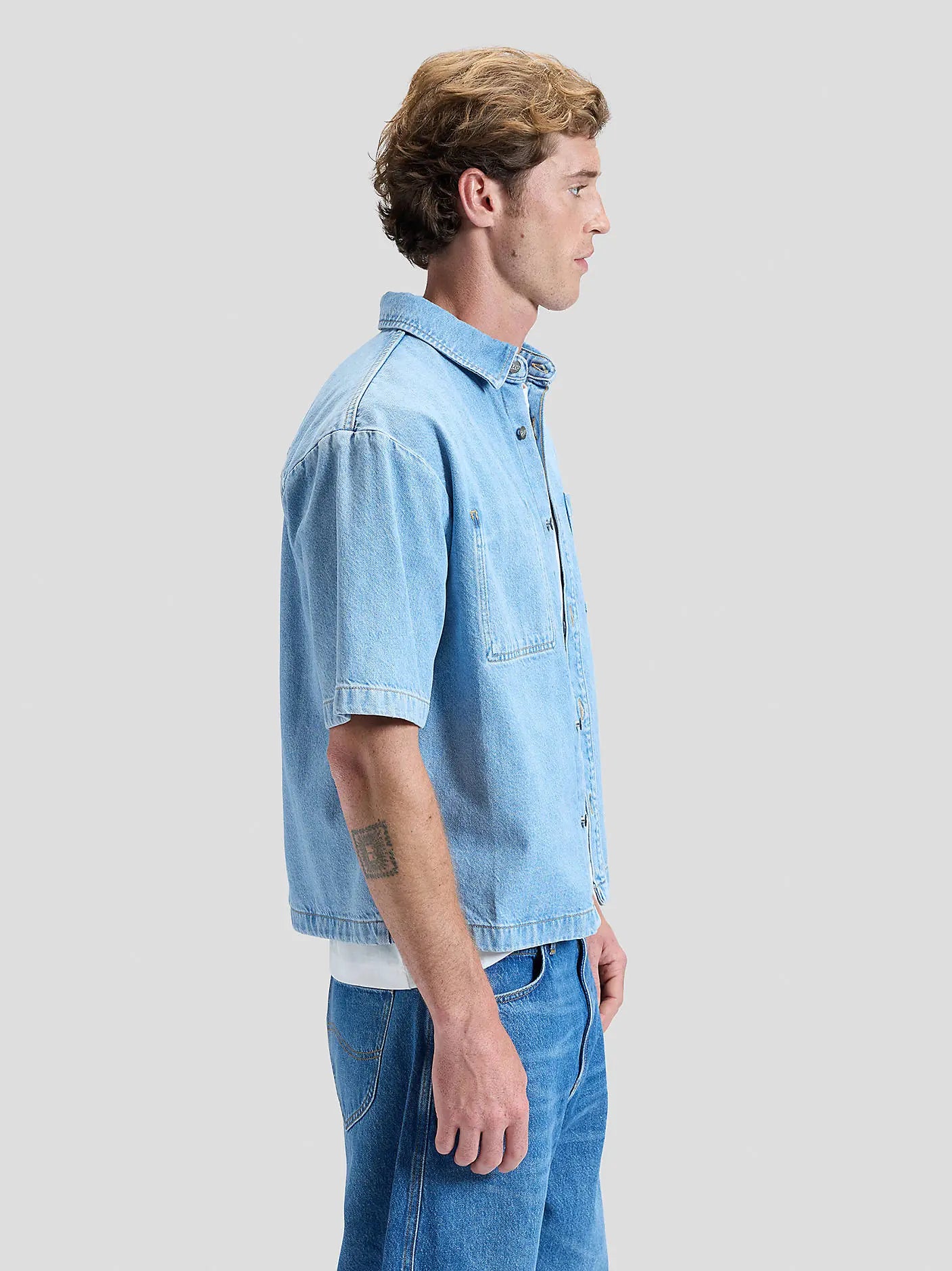 MESKA KOSZULA LEE SS WORKWEAR SHIRT JUST ME 112376574