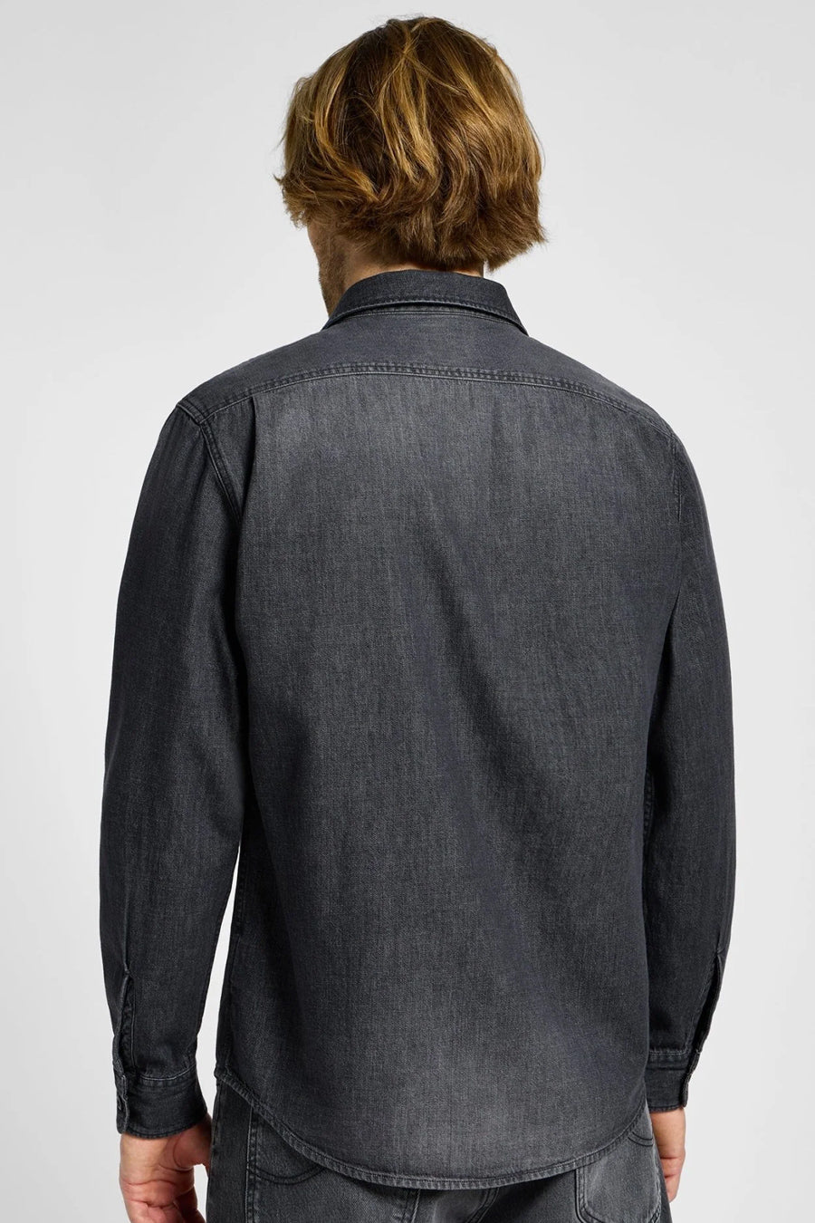 Meska Koszula Lee Worker Shirt 2.0 Granite Wash 112355651
