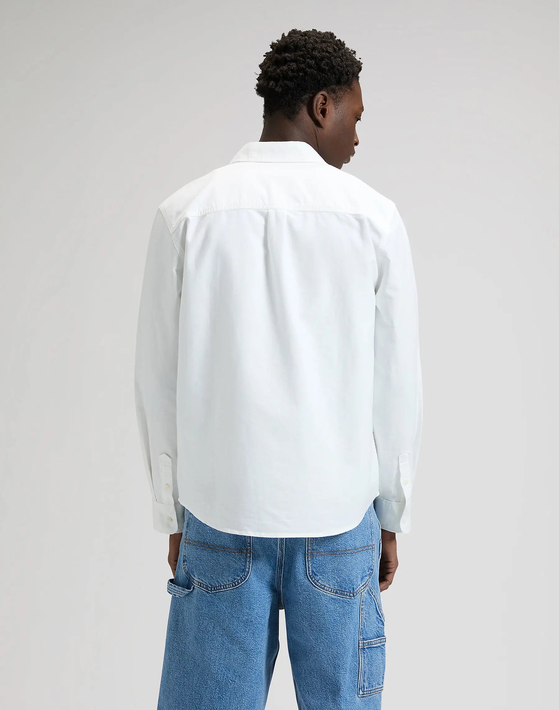 MESKA KOSZULA LEE WORKWEAR BUTTON DOWN BRIGHT WHITE 112376595