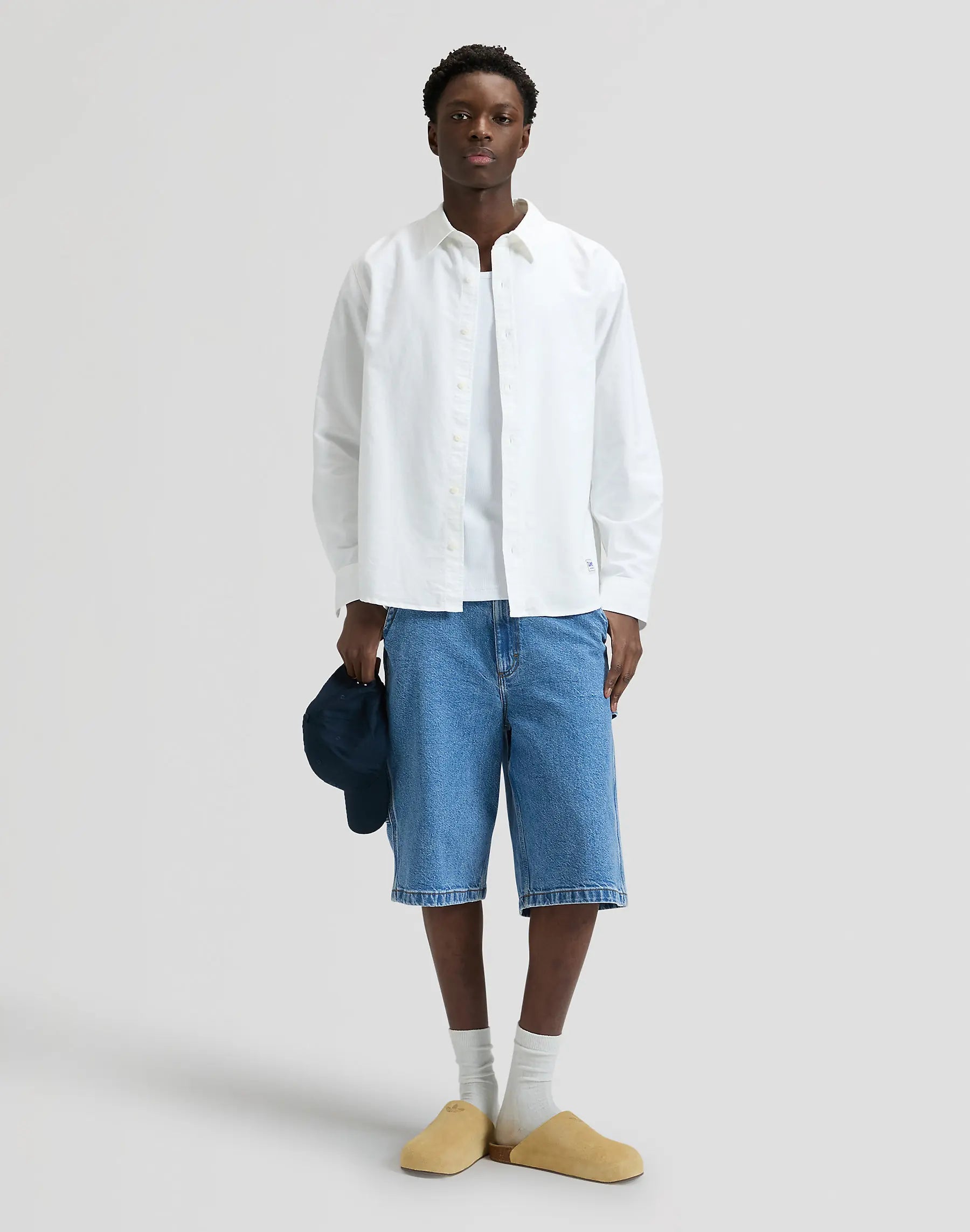 MESKA KOSZULA LEE WORKWEAR BUTTON DOWN BRIGHT WHITE 112376595
