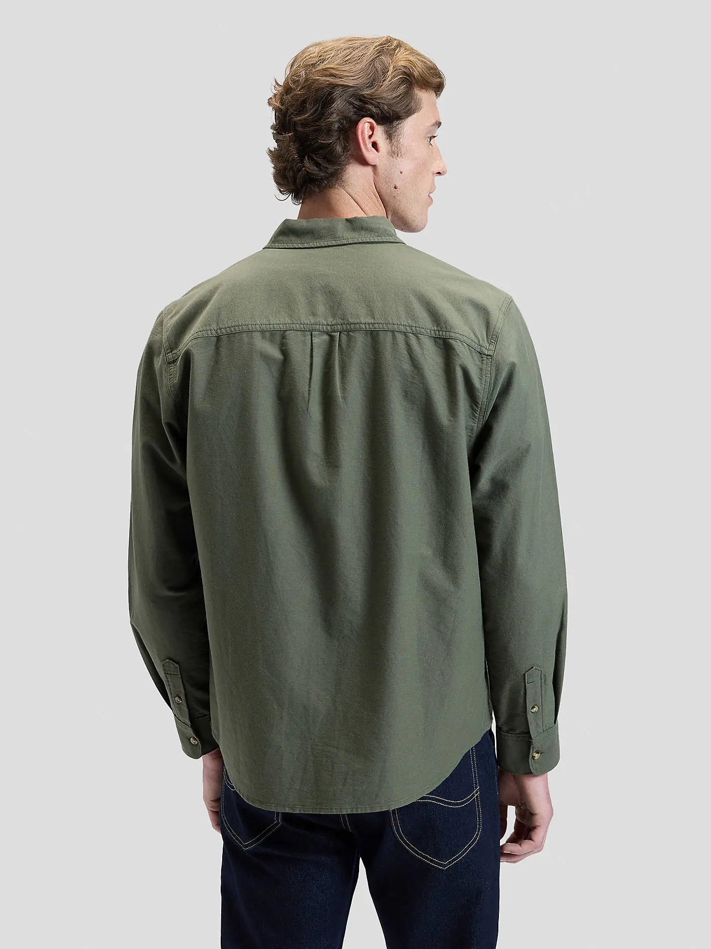 Męska Koszula Lee Workwear Button Down Oak Moss 112376598