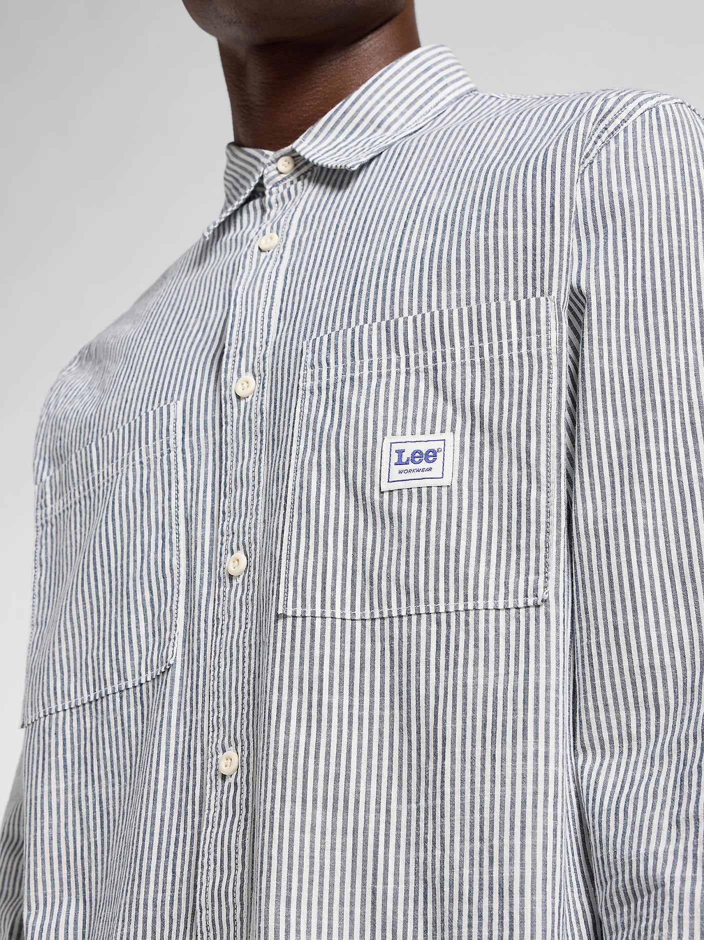 Meska Koszula Lee Workwear Shirt 2.0 Ecru 112364149